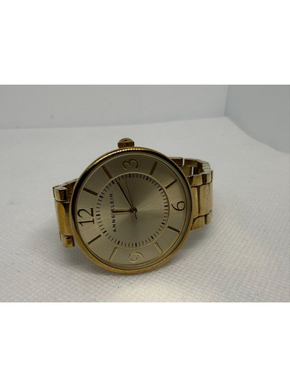 Anne Klein Women's Gold Tone Dial Gold Tone Bracelet Watch AK/2274CHGB - Picture 3 of 5